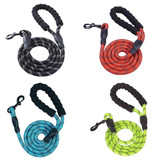 5ft Durable Reflective Nylon Dog Leash in 6 COLORS