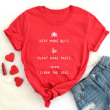 'Help More Bees, Plant More Trees' T-Shirt