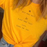 'Help More Bees, Plant More Trees' T-Shirt