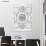 Geometric Bright by YantrArt Design 1-Piece Canvas