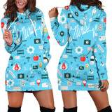 Nurse Heartbeat Hoodie Dress