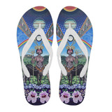 The Centaur - Women's Flip Flops - White