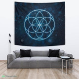 Seed of Life Sacred Geometry by McAshe Tapestry