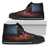 American Space Flag Men's High Top Shoes American Space Flag Men's High Top Shoes