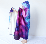 Metatron Sacred Geometry by McAshe Hooded Blanket