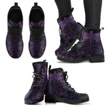 Watercolor Dragonfly Mandala 4 Handcrafted Boots