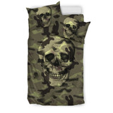 Camo Skull Bedding Set Camouflage with Skulls Camo Skull Bedding Set Camouflage with Skulls