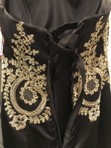 BLACK/GOLD MERMAID GOWN