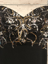 BLACK MERMAID GOWN