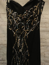 BLACK MERMAID GOWN