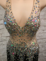 BLACK MERMAID GOWN