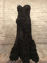 BLACK MERMAID GOWN
