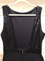 NEW - NAVY LONG EVENING GOWN