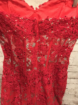 RED MERMAID GOWN