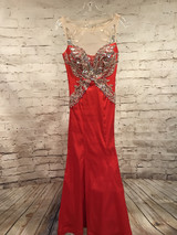 RED MERMAID GOWN