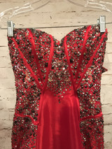 RED MERMAID GOWN