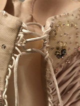 TAN  A LINE PRINCESS GOWN