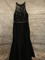 NEW - BLACK MERMAID GOWN