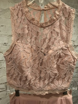 BLUSH LACE 2 PC. GOWN SET