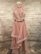 BLUSH LACE 2 PC. GOWN SET
