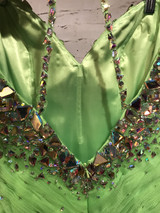NEW - LIME GREEN MERMAID GOWN