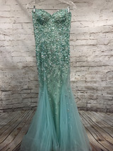 NEW - LT. GREEN MERMAID GOWN