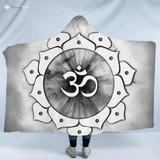 OM Divine by McAshe Hooded Blanket