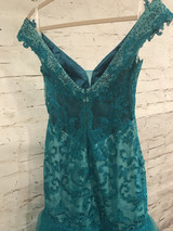 TURQUOISE MERMAID GOWN