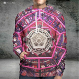 Pinktagon by LightWizard Visionary Hoodie