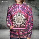 Pinktagon by LightWizard Visionary Hoodie