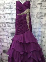 PURPLE MERMAID GOWN