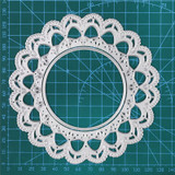 Circle Frame Cutting Dies Set