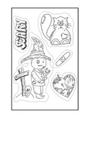Halloween Scary Stamps