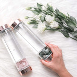 Crystal Tea Infuser Bottle + Loose Tea Sampler Set