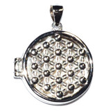Flower of Life Sterling Locket Pendant