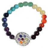 Flower of Life Chakra Bracelet