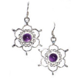 Lotus Amethyst Earrings Lotus Amethyst Earrings