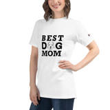 Best Dog Mom Tshirt White