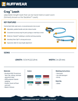 Ruffwear Crag Reflective Dog Leash