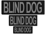 DOGLine Velcro Patches "Blind Dog" 2 Pack