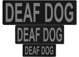 DOGLine Velcro Patches "Deaf Dog" 2 Pack