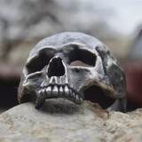 Skull head SS ring