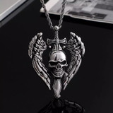 SS Skull and Wings necklace