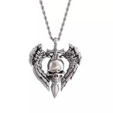 SS Skull and Wings necklace