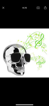 Aero skull bluetooth skull shape speaker