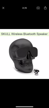 Aero skull bluetooth skull shape speaker