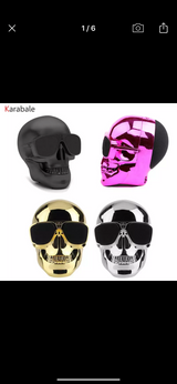 Aero skull bluetooth skull shape speaker