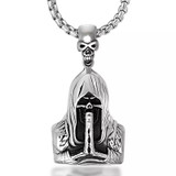 Praying Grim Reaper necklace