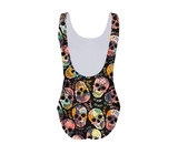 Sugar skull print swimsuit