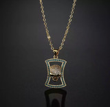 Skull bling necklace